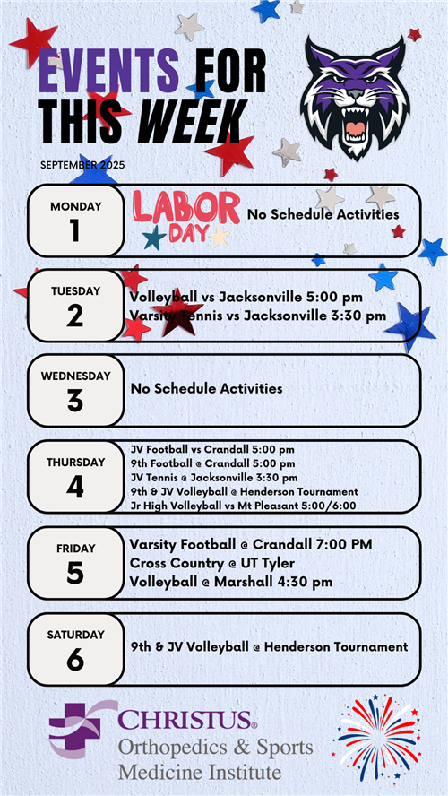 Athletics This Week